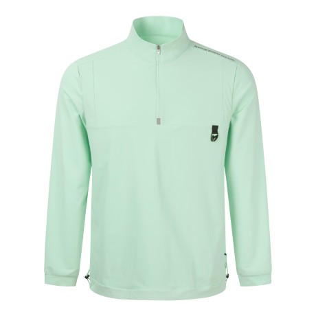 남성 하프 집업 스트링 긴팔 티셔츠