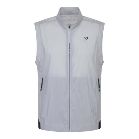 남성 백 메쉬 심볼 집업 베스트