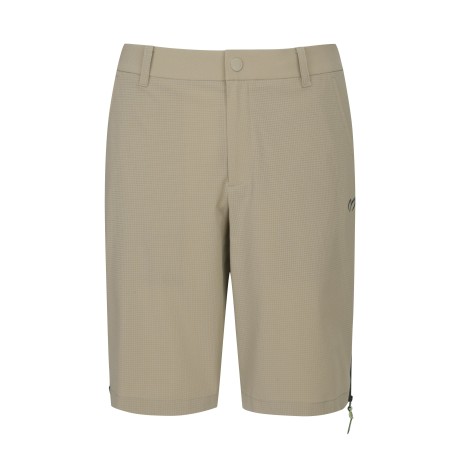 남성 지퍼 라인 격자체크 하프 팬츠