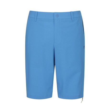 남성 지퍼 라인 격자체크 하프 팬츠