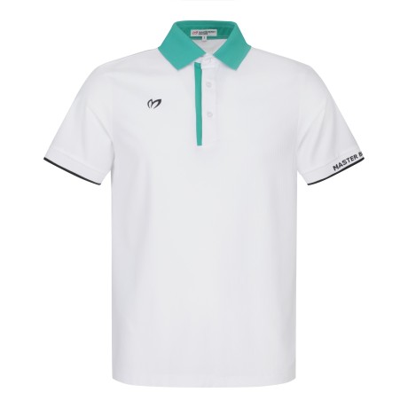 남성 텍스쳐블록 칼라 반팔 티셔츠