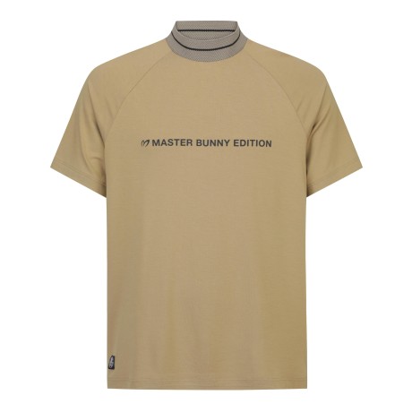 남성 니팅 모크넥 텐셀 반팔 티셔츠