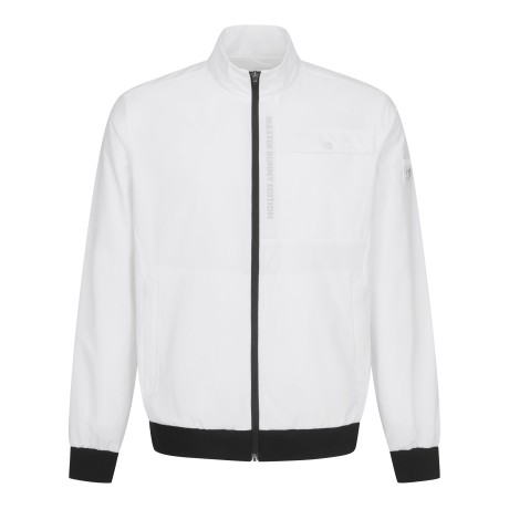 남성 로고 포켓 블루종 점퍼