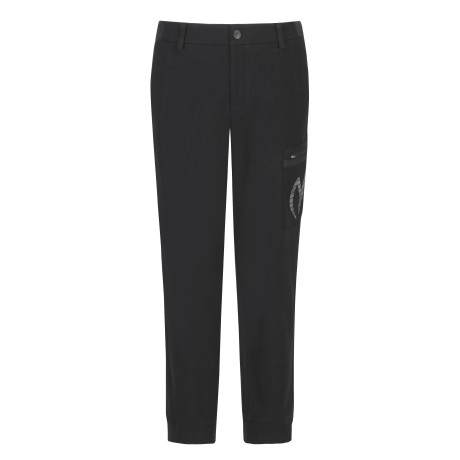 남성 로고 카고 포켓 사이드 밴딩 팬츠