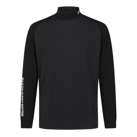 남성 솔리드 우븐 믹스 모크넥 스킨가드