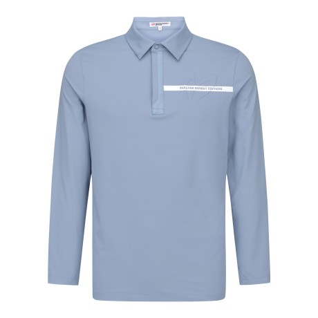 남성 엠보 로고 카라 긴팔 티셔츠