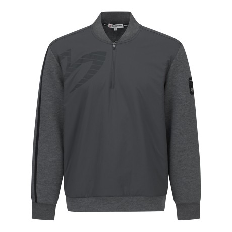 남성 빅 로고 하프 집업 스웻셔츠