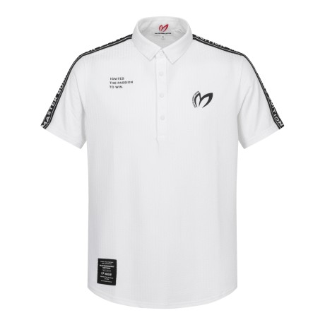 남성 시어서커 로고 카라 반팔 티셔츠