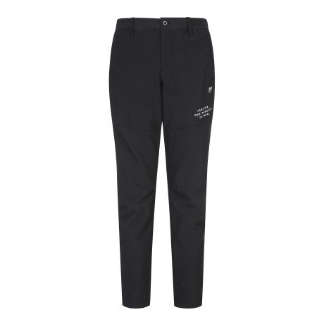 남성 배색 로고 방풍 팬츠