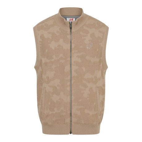 남성 자카드 방풍 집업 베스트