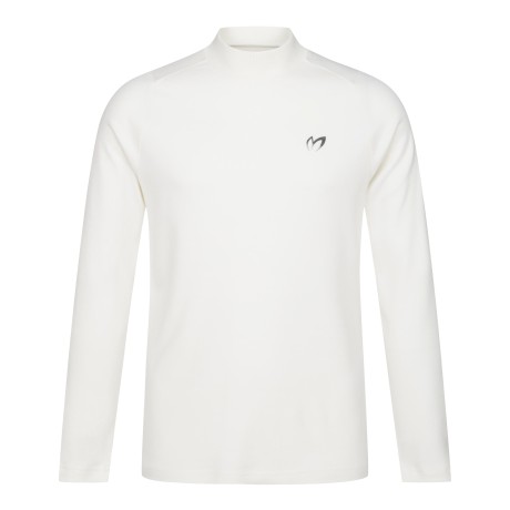 남성 미니멀 우븐 블록 하프넥 긴팔 스웨터