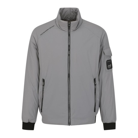 남성 솔리드 슬리브 포켓 패딩 점퍼