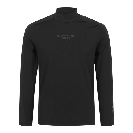 남성 로고 모크넥 긴팔 티셔츠