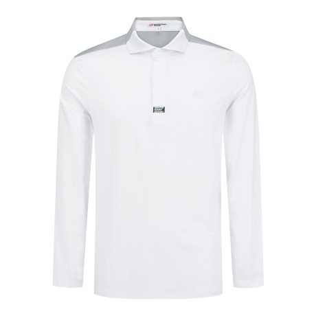 남성 컬러 블록 칼라 긴팔 티셔츠