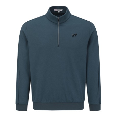 남성 탈착 포켓 하프집업 긴팔 티셔츠