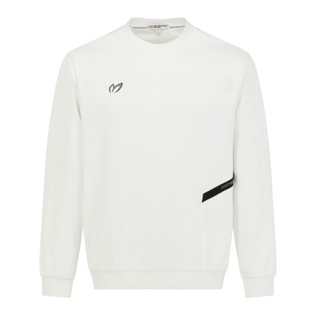 남성 로고 테이프 우븐 포켓 긴팔 티셔츠