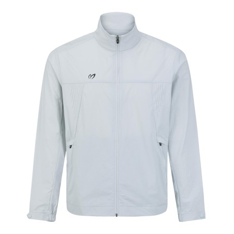 남성 백 레이어 타공 집업 점퍼