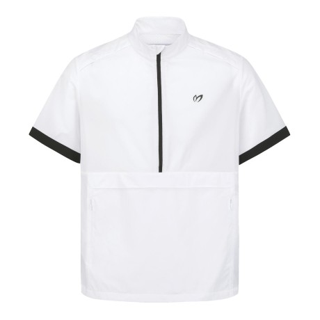 남성 타공 블록 하프 집업 아노락