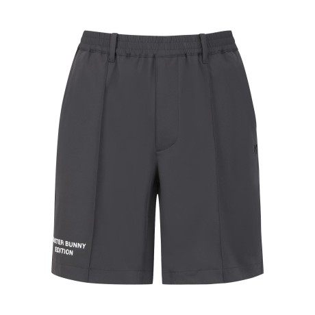 남성 심볼 자수 밴딩 하프 팬츠