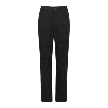 남성 자카드 스트레이트 사이드 밴딩 팬츠