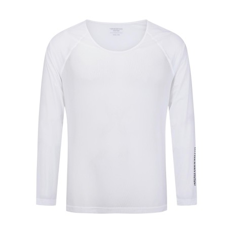 남성 튤 블록 U넥 베이스 레이어