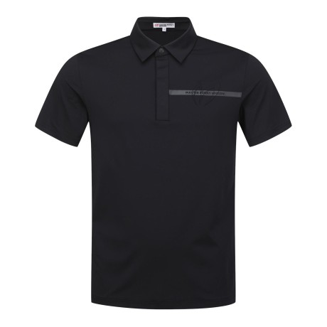 남성 엠보 심볼 반팔 칼라 티셔츠