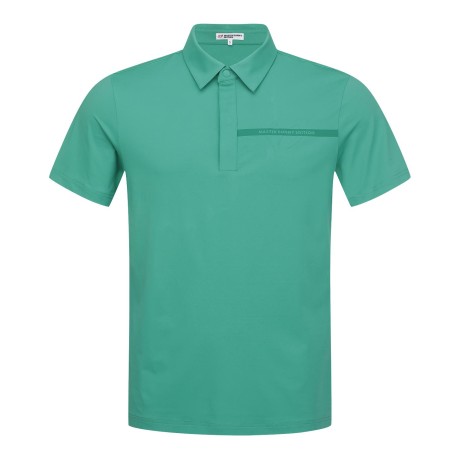 남성 엠보 심볼 반팔 칼라 티셔츠