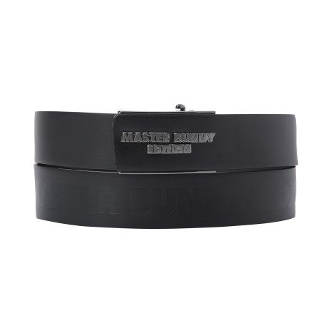 남성 메탈 로고 반자동 벨트