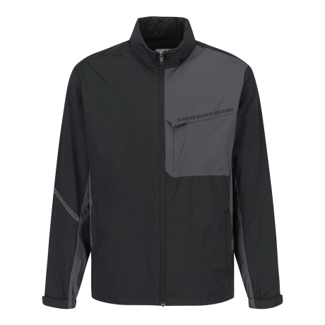 남성 포켓 컬러 믹스 후드 점퍼