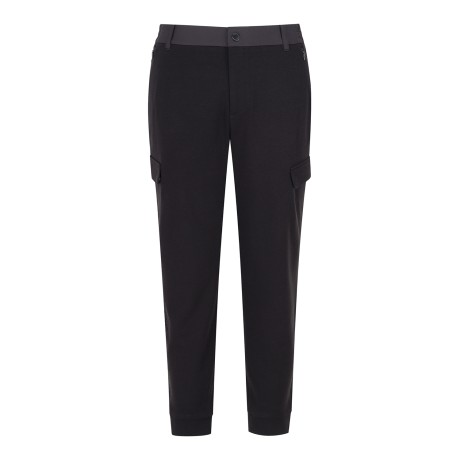 남성 플랩 포켓 레터링 조거 팬츠