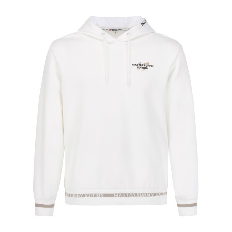 남성 레터링 디테일 후드 티셔츠