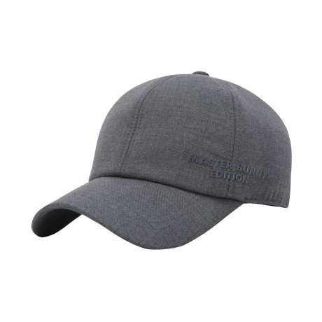 남성 레더 패치 벨크로 기모 캡