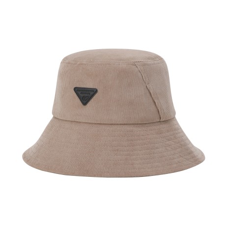 남성 로고 코듀로이 버킷햇