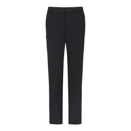 남성 로고 백 패치 스트레이트 팬츠