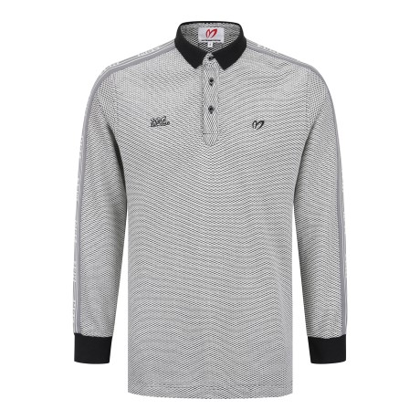 남성 로고 니팅 라인 조직감 카라 티셔츠