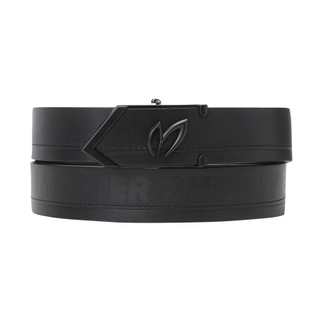 남성 심볼 사선 레더 벨트