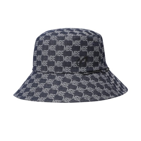 남성 로고 자카드 버킷햇
