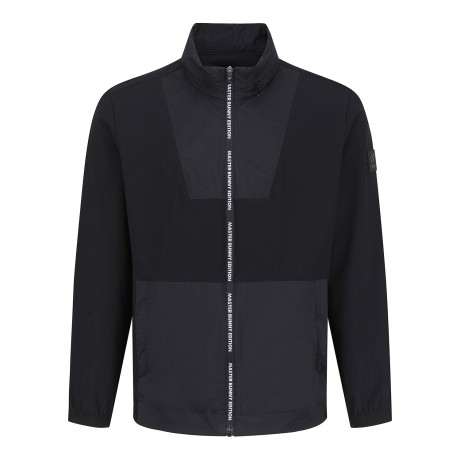 남성 메쉬 블록 로고 집업 후드 점퍼