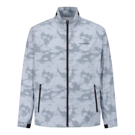 남성 로고 패턴 프린팅 윈드브레이커