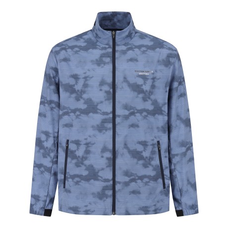 남성 로고 패턴 프린팅 윈드브레이커