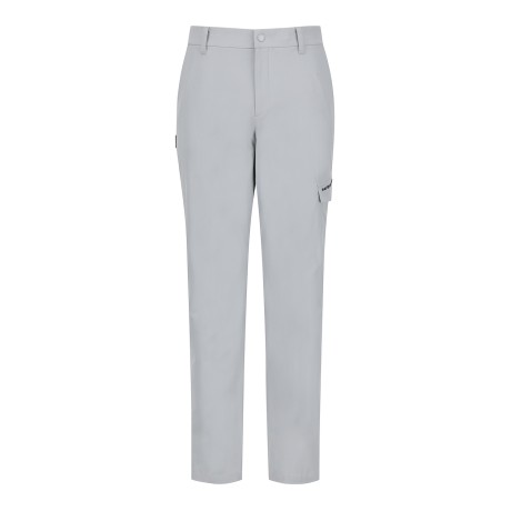 남성 로고 카고 포켓 인밴딩 팬츠