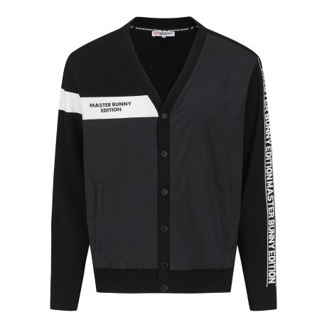 남성 우븐 레이어 컬러라인 가디건