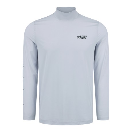 남성 로고 스트레치 시어 긴팔 티셔츠