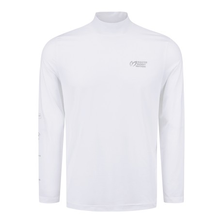 남성 로고 스트레치 시어 긴팔 티셔츠