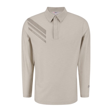 남성 사선 로고 칼라 긴팔 티셔츠