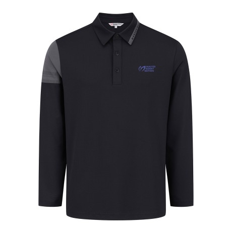 남성 로고 칼라 긴팔 티셔츠