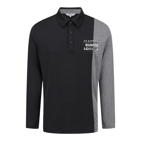 남성 투톤 믹스 쿨링 폴로 티셔츠