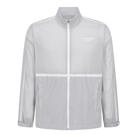 남성 백 플랩 컬러 라인 경량 점퍼