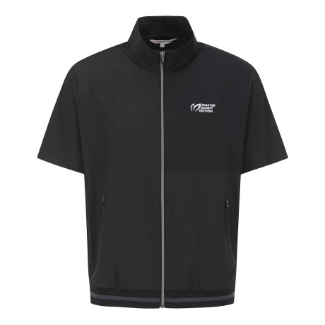 남성 라이트 메쉬 반팔 집업