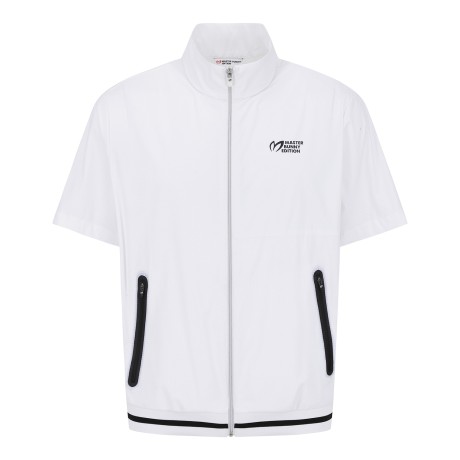 남성 라이트 메쉬 반팔 집업